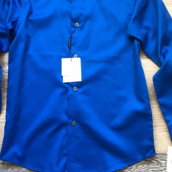 NWT Calvin Klein Boys size 10 Dress Shirt - Picture 2 of 5